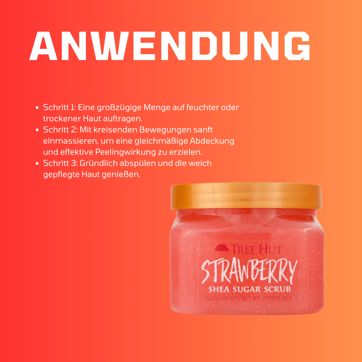 Tree Hut Strawberry Shea Sugar Scrub - Meerapa Deutschland