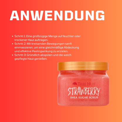 Tree Hut Strawberry Shea Sugar Scrub - Meerapa Deutschland