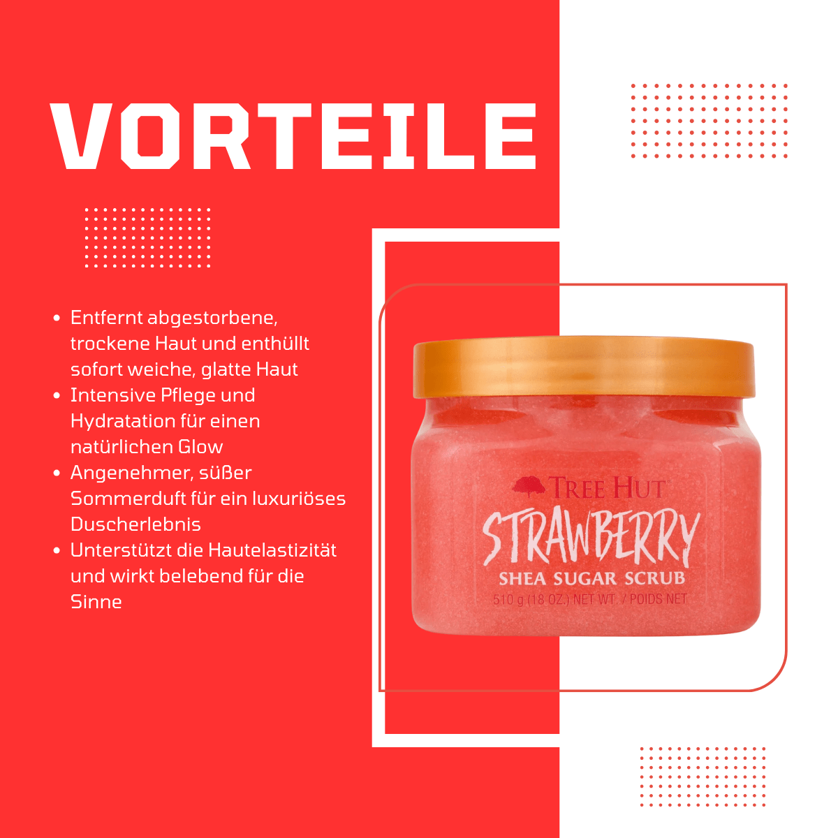 Tree Hut Strawberry Shea Sugar Scrub - Meerapa Deutschland