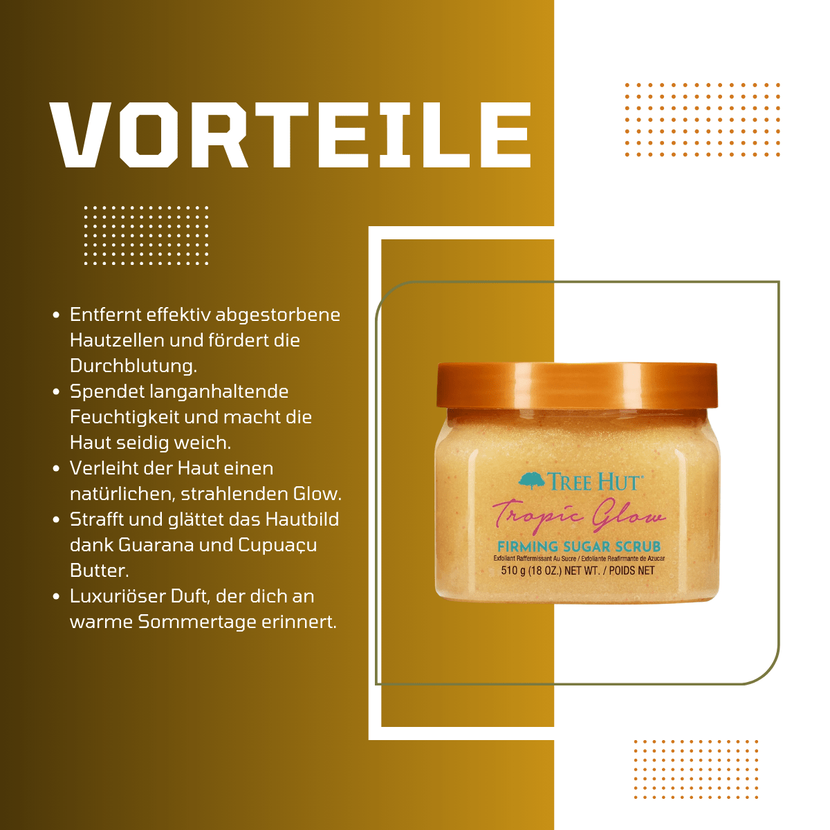 Tree Hut Tropic Glow Firming Shea Sugar Scrub - Meerapa Deutschland