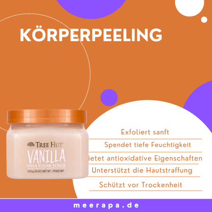 Tree Hut Vanilla Shea Sugar Scrub - Meerapa Deutschland
