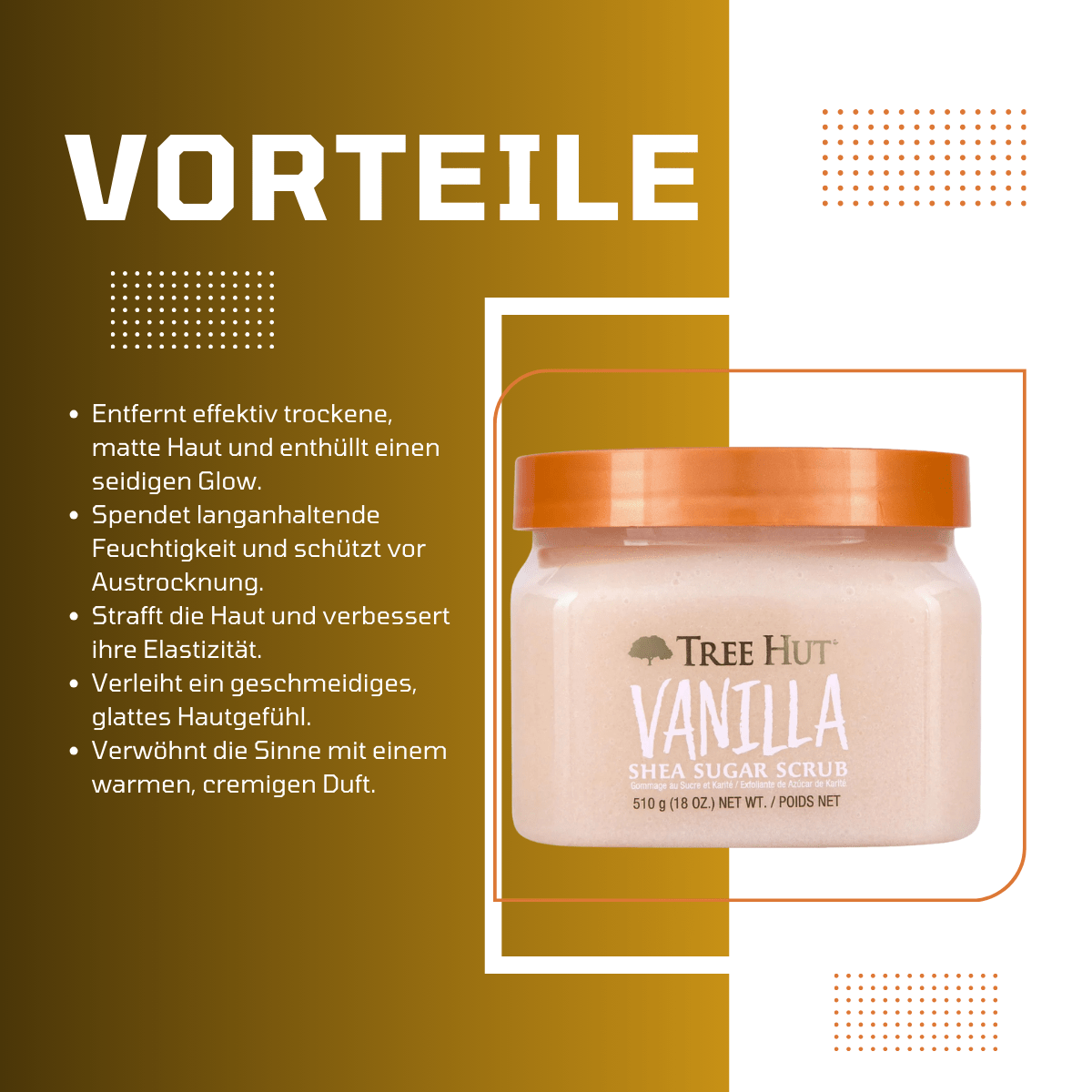 Tree Hut Vanilla Shea Sugar Scrub - Meerapa Deutschland