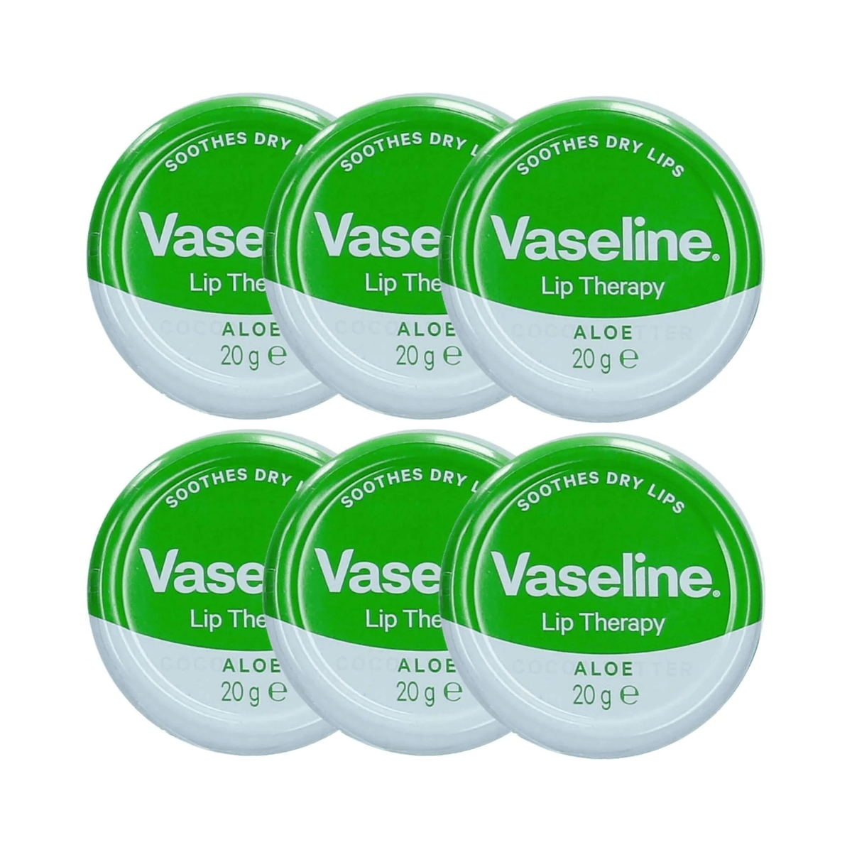 Vaseline® Lip Therapy Aloe Tin - 6er - Meerapa Deutschland