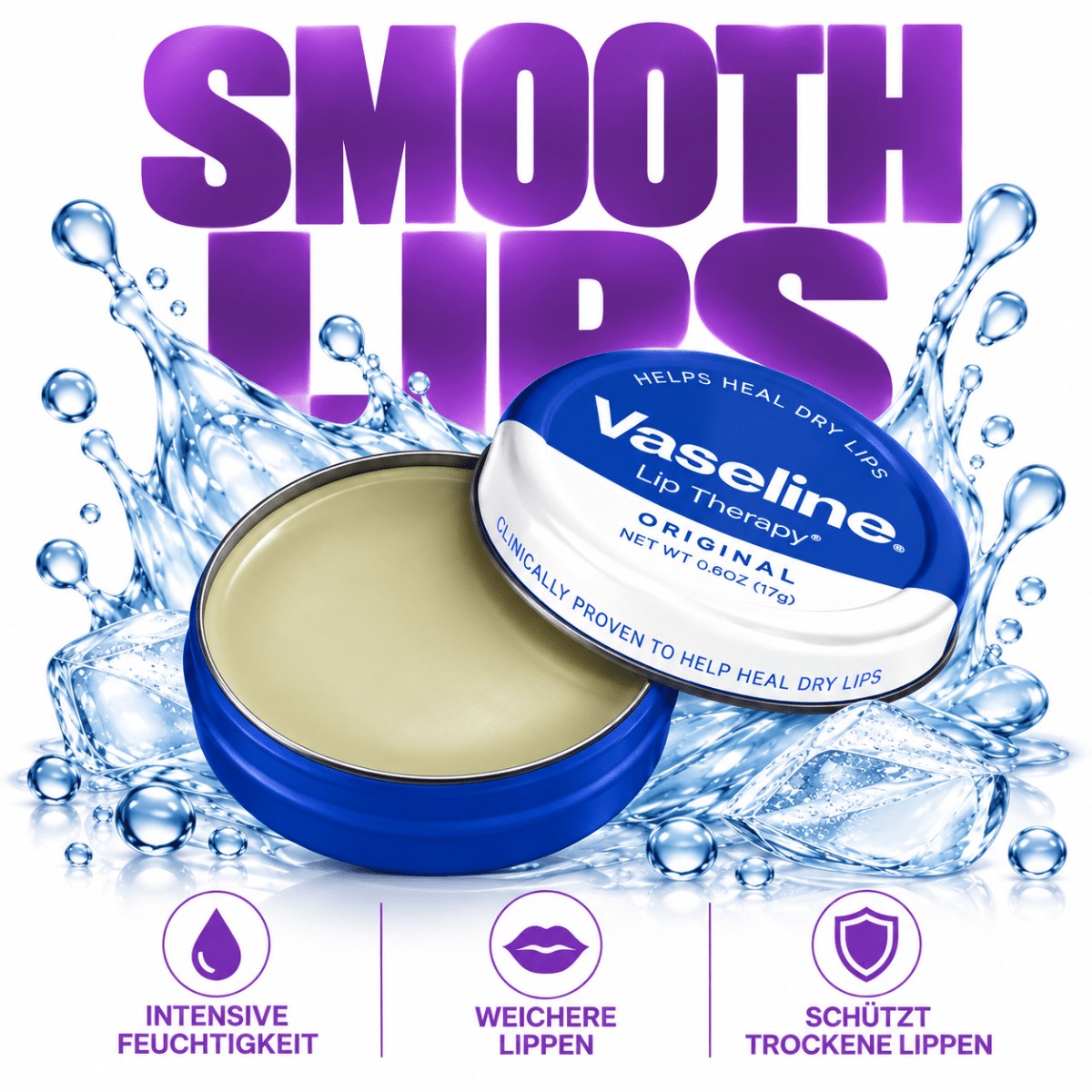 Vaseline® Lip Therapy Original Tin - Meerapa Deutschland