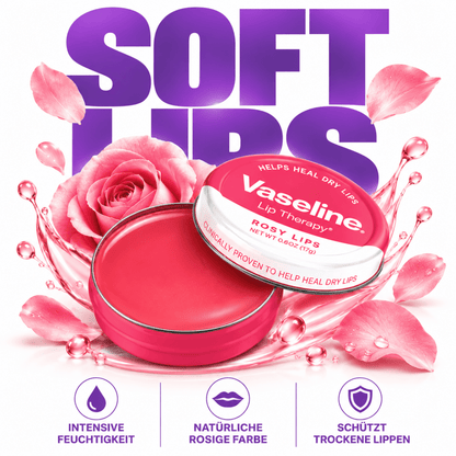 Vaseline® Lip Therapy Rosy Lips Tin - 6er - Meerapa Deutschland